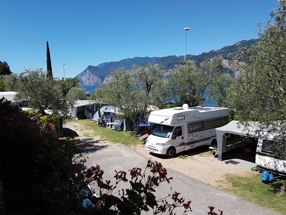 Camping Campagnola in Malcesine am Gardasee